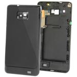 For Galaxy S II / i9100 3 in 1 Original Back Cover + Original Volume Button + Original Full Housing Chassis(Black)