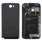 For Galaxy Note II / N7100 High Qualiay Full Housing  Chassis (LCD Frame Bezel + Back Cover) (Black)