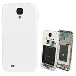 For Samsung Galaxy S IV / i9500 Original Middle Frame Bezel with Back Cover (White)