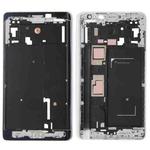 For Galaxy Note Edge / N915 Front Housing LCD Frame Bezel Plate  (White)