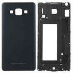 For Galaxy A5 / A500 Full Housing Cover (Front Housing LCD Frame Bezel Plate + Rear Housing ) (Black)