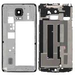 For Galaxy Note 4 / N910F Full Housing Cover (Front Housing LCD Frame Bezel Plate + Middle Frame Bezel Back Plate Housing Camera Lens Panel ) (Black)