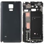 For Galaxy Note 4 / N910V Full Housing Cover (Front Housing LCD Frame Bezel Plate + Battery Back Cover ) (Black)