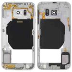 For Galaxy S6 / G920F Back Plate Housing Camera Lens Panel  with Side Keys and Speaker Ringer Buzzer (White)