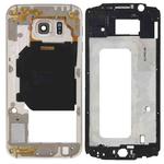 For Galaxy S6 / G920F Full Housing Cover (Front Housing LCD Frame Bezel Plate + Back Plate Housing Camera Lens Panel ) (Gold)