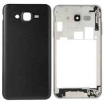 For Galaxy J7 Full Housing Cover (Middle Frame Bezel + Battery Back Cover) (Black)