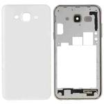 For Galaxy J5(2015) / J500 Full Housing Cover (Middle Frame Bezel + Battery Back Cover) (White)