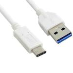 1m USB 3.1 Type-C Male to USB 3.0 Type A Male Data Cable(White)