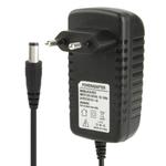 High Quality EU Plug AC 100-240V to DC 12V 2A Power Adapter, Tips: 5.5 x 2.1mm, Cable Length: 1m(Black)