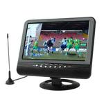 NS701 7.5 inch TFT LCD Color Analog TV with Wide View Angle, Support SD/MMC Card, USB Flash Disk(Black)