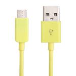 20 PCS 1m Micro USB Port USB Data Cable(Yellow)