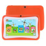 Kids Education Tablet PC, 7.0 inch, 1GB+8GB, Android 4.4.2 Allwinner A33 Quad Core 1.3GHz, WiFi, TF Card up to 32GB, Dual Camera(Orange)