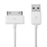 1m 30 Pin to USB Data Charging Sync Cable, For Galaxy Tab 7.0 Plus / Galaxy Tab 7.7 / Galaxy Tab 7 / P1000 / Galaxy Tab 10.1 / P7100 / Galaxy Tab 8.9 / P7300 / Galaxy Tab 10.1 / Galaxy Note 10.1 / Galaxy Note 8.0(White)