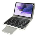 Universal Leather Tablet Case with Separable Bluetooth Keyboard and Holder for 10.1 inch Tablet PC(White)
