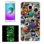 For Galaxy A5 (2016) / A510 Noctilucent Rubbish Pattern IMD Workmanship Soft TPU Back Cover Case