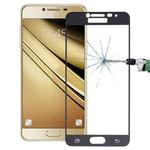 For Galaxy C5 / C500 0.26mm 9H Surface Hardness Explosion-proof Silk-screen Tempered Glass Full Screen Film (Black)