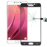 For Galaxy C7 / C700 0.26mm 9H Surface Hardness Explosion-proof Silk-screen Tempered Glass Full Screen Film (Black)