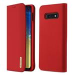 DUX DUCIS WISH Series TPU + PU + Leather Case for Galaxy S10 E, with Card Slots & Wallet (Red)