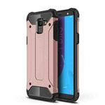 Full-body Rugged TPU + PC Combination Case for Galaxy J6 2018 (EU Version)(Rose Gold)