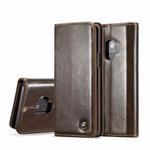 CaseMe-003 for Galaxy S9 PU + PC Business Style Crazy Horse Texture Horizontal Flip Leather Case with Holder & Card Slots & Wallet(Brown)