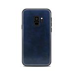 MOFI for Galaxy S9 PC+TPU+PU Leather Protective Back Cover Case(Blue)