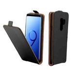 Business Style Vertical Flip TPU Leather Case  for Galaxy S9 , with Card Slot (Black)