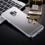 For Galaxy S9 Acrylic + TPU Electroplating Mirror Protective Back Cover Case(Silver)