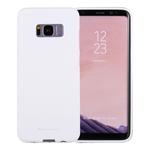 GOOSPERY SOFT FEELING for Galaxy S8 Liquid State TPU Drop-proof Soft Protective Back Cover Case (White)