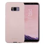 GOOSPERY SOFT FEELING for Galaxy S8 Liquid State TPU Drop-proof Soft Protective Back Cover Case (Apricot)
