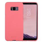 GOOSPERY SOFT FEELING for Galaxy S8 + / G9550 Liquid State TPU Drop-proof Soft Protective Back Cover Case(Pink)