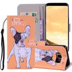 Colored Drawing Horizontal Flip Leather Case for Galaxy S8 Plus, with Holder & Card Slots & Wallet & Lanyard