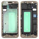 For Galaxy J730  Front Housing LCD Frame Bezel Plate(Gold)