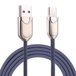 1m 2A USB-C / Type-C to USB 2.0 Data Sync Quick Charger Cable(Blue)
