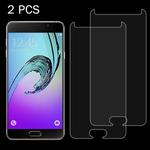 2 PCS For Galaxy A3 (2017) / A320 0.26mm 9H Surface Hardness 2.5D Explosion-proof Tempered Glass Screen Film