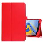 Litchi Texture Horizontal Flip Leather Case for Samsung Galaxy Tab A 10.5 T590 / T595 / T597, with Holder (Red)