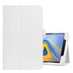 Litchi Texture Horizontal Flip Leather Case for Samsung Galaxy Tab A 10.5 T590 / T595 / T597, with Holder (White)