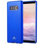 GOOSPERY PEARL JELLY Series for Galaxy Note 8 TPU Full Coverage Protective Back Cover Case (Blue)