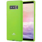 GOOSPERY PEARL JELLY Series for Galaxy Note 8 TPU Full Coverage Protective Back Cover Case (Light Green)