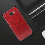 MOFI PC+TPU+PU Leather Protective Back Case for Galaxy J7 Prime 2 (Red)