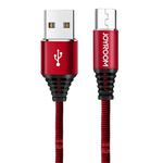 JOYROOM S-L316 1.2m 3D Aluminium Alloy USB to Micro USB Data Sync Charging Cable, For Samsung / Huawei / Xiaomi / Meizu / LG(Red)