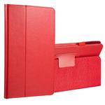 For Galaxy Tab A 8.0 (2017) / T380 / T385 Litchi Texture Horizontal Flip PU Leather Protector Case with Holder (Red)