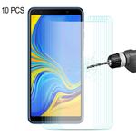 10pcs ENKAY Hat-prince 0.26mm 9H  2.5D Curved Edge Tempered Glass Film for Galaxy A7 2018
