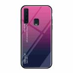 Gradient Color Glass Case for Galaxy A9 (2018) / A9s (Magenta)