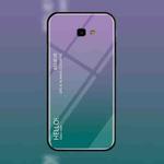 Gradient Color Glass Case for Galaxy J4+ (Purple)