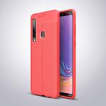 Litchi Texture TPU Shockproof Case for Galaxy A9 (2018) / A9s (Red)