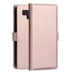 DZGOGO MILO Series PC + PU Horizontal Flip Leather Case for Samsung Galaxy Note 9, with Holder & Card Slot & Wallet(Rose Gold)