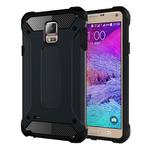 For Galaxy Note 4 / N910 Tough Armor TPU + PC Combination Case(Dark Blue)