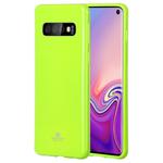 GOOSPERY I JELLY METAL TPU Protective Case for Galaxy S10(Green)