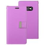 GOOSPERY RICH DIARY for Galaxy S10e PU + TPU Crazy Horse Texture Horizontal Flip Leather Case with Card Slots & Wallet(Purple)