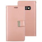 GOOSPERY RICH DIARY for Galaxy S10e PU + TPU Crazy Horse Texture Horizontal Flip Leather Case with Card Slots & Wallet(Rose Gold)